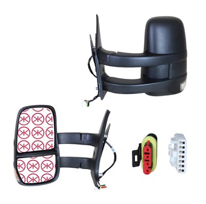 Sidospegel hö eljust/värme/blinkers/lång arm