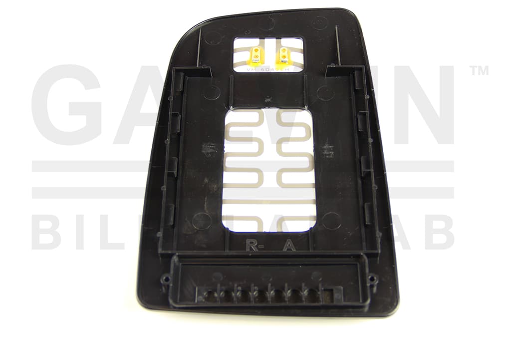 Spegelglas hö övre värme (rekt infästning) — Höger, övre från Galwin