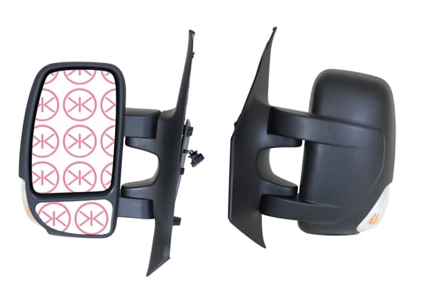 Sidospegel vä eljust/värme/blinkers/kort arm (16W) — Vänster från Galwin