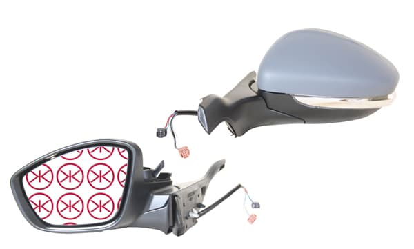 Sidospegel hö eljust/värme/primer/blinker/tempsens. 9stift från Galwin