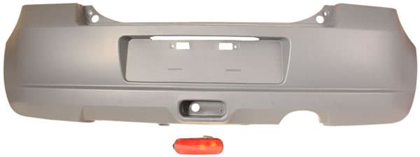 Stötfångare bak -12/2007, med primer, inkl dimbakljus — Bakaxel från Galwin