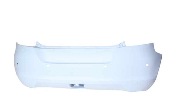 Stötfångare bak, med hål för p. givare — Bakaxel från Galwin