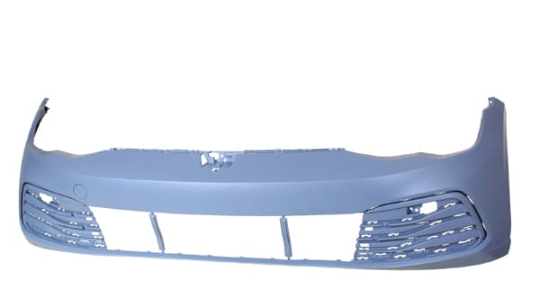 Stötfångare fram svart, nedre, hål för parkgivare. Burfrakt