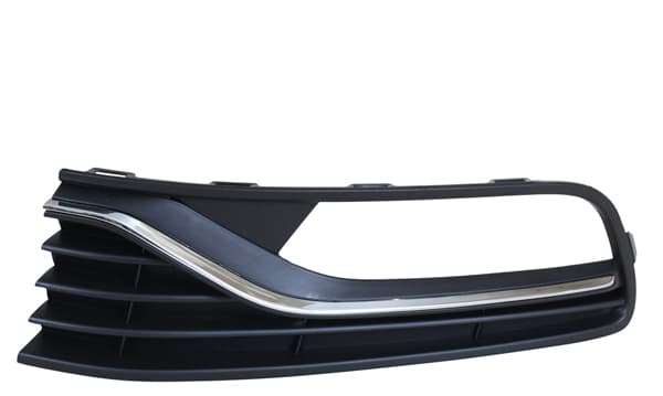 Galler i stötfångare hö med kromlist, hål för dimljus 2014- — Höger från Galwin