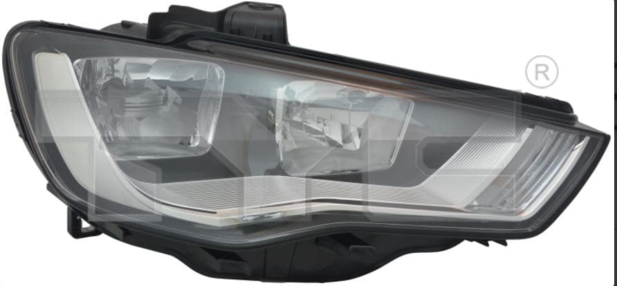 Strålkastare hö, H7/H15/LED, inkl motor -05/2016 från Galwin