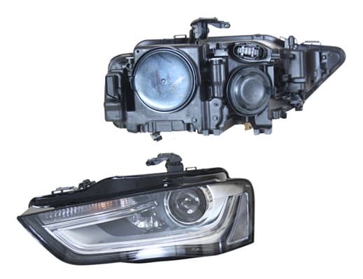 Strålkastare bi-xenon hö, D1S/H7, 2006-2009
