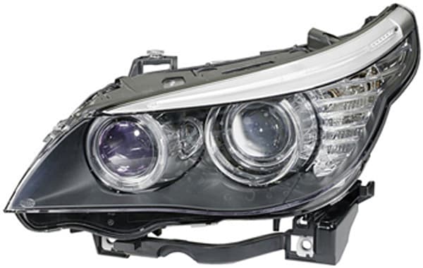 Strålkastare bi-xenon vä, D3S/H1, inkl justermotor