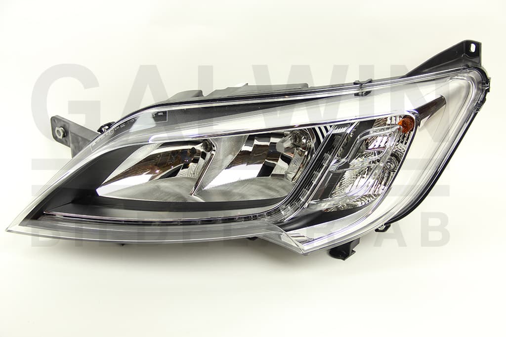 Strålkastare vä, H7/H7/LED, 01/2014-, inkl motor från Galwin