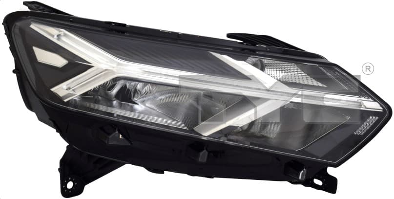Strålkastare vä, H7/LED, inkl motor från Galwin