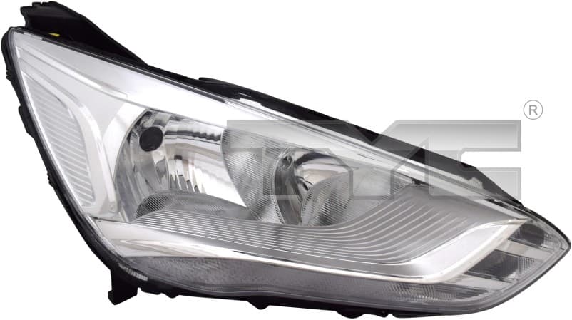 Strålkastare hö, H7/H1/LED, inkl justermotor från Galwin