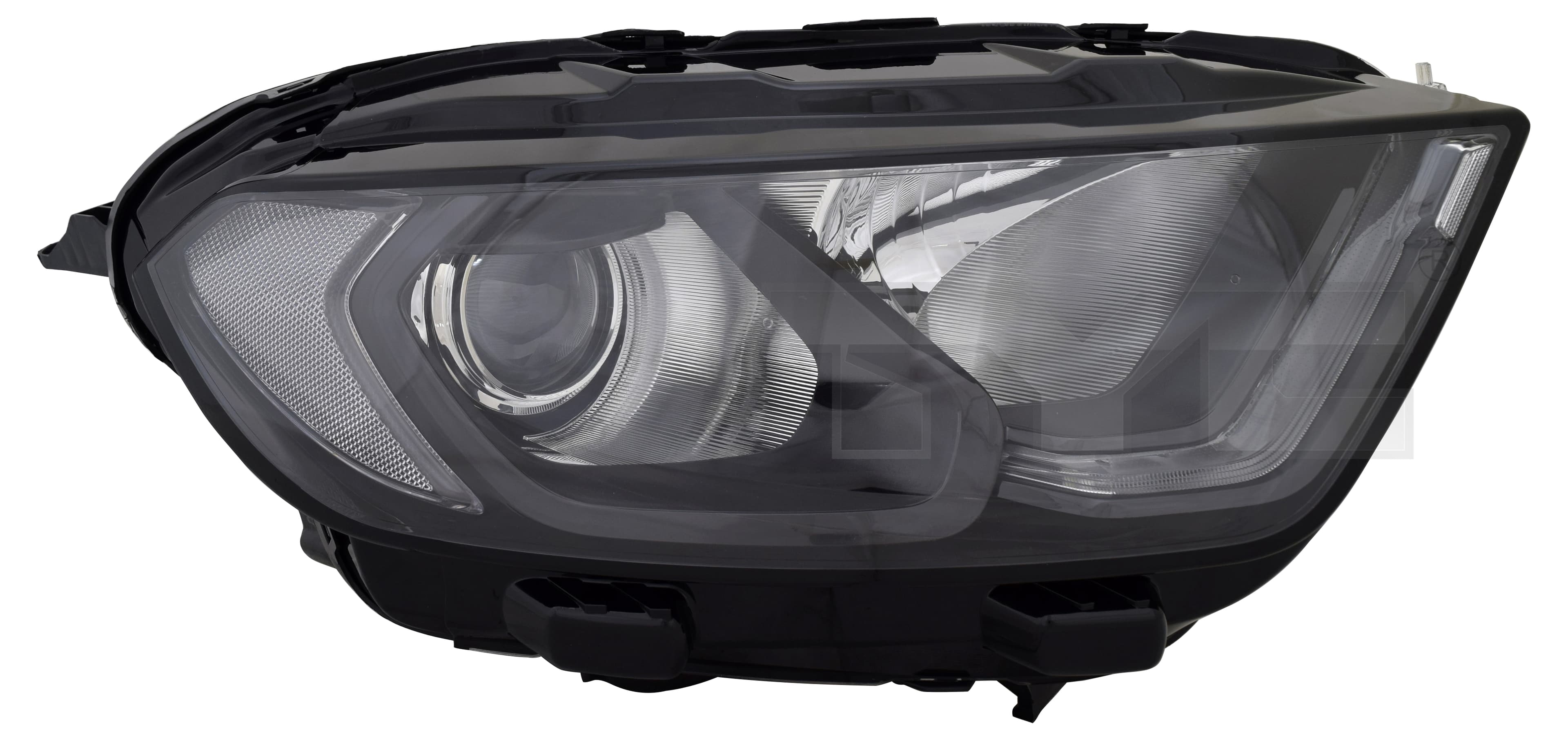 Strålkastare xenon, vä, D2S/H7, vit blinkers, ej kurvljus, inkl motor — Vänster från Galwin