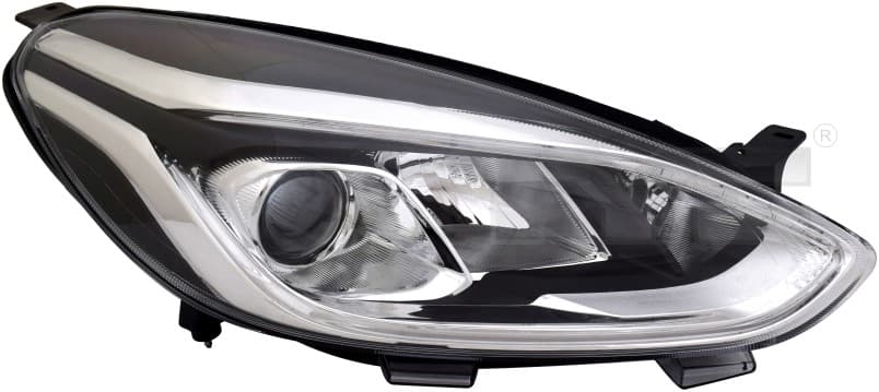 Strålkastare vä, H7/H1/LED, inkl motor från Galwin