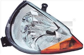 Strålkastare vä H7/H1 m/gul blinkers + — Vänster från Galwin