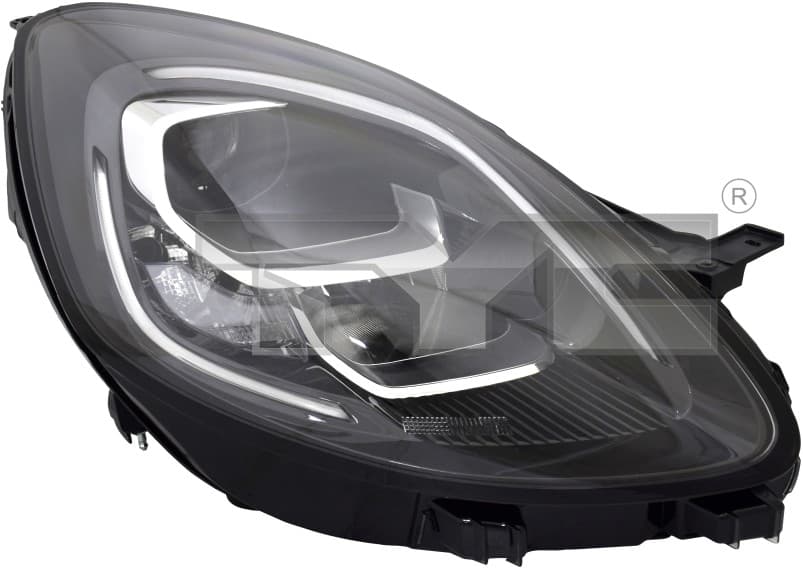 Strålkastare vä, H1/LED, silver, exkl kontrollenhet från Galwin