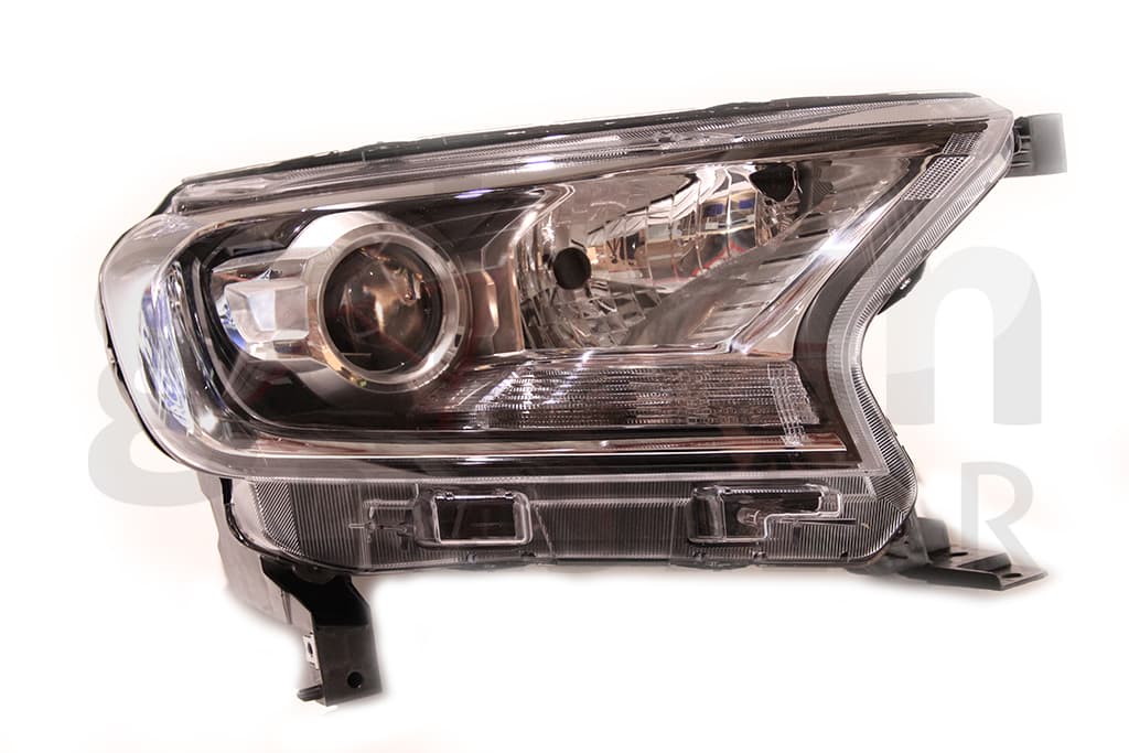 Strålkastare hö, H11/H15 med lins, exkl motor, 09/2015-05-2018 — Höger från Galwin