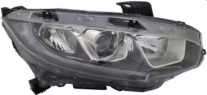 Strålkastare hö, H11/HB3/LED, inkl justermotor från Galwin