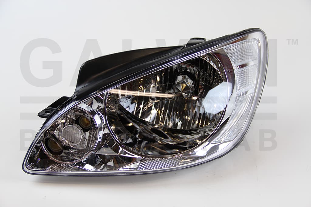 Strålkastare H4, inkl justermotor från Galwin