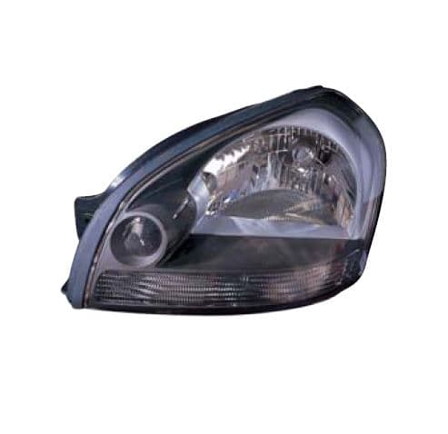 Strålkastare H4 eljustering/svart