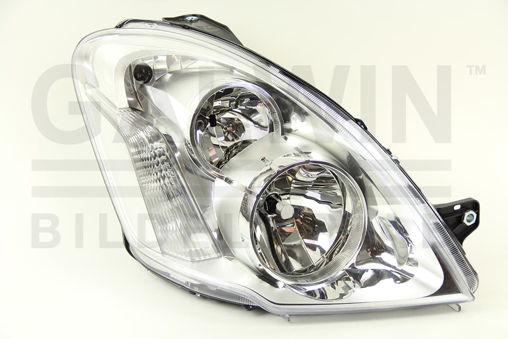 Strålkastare hö, H7/H1, inkl motor