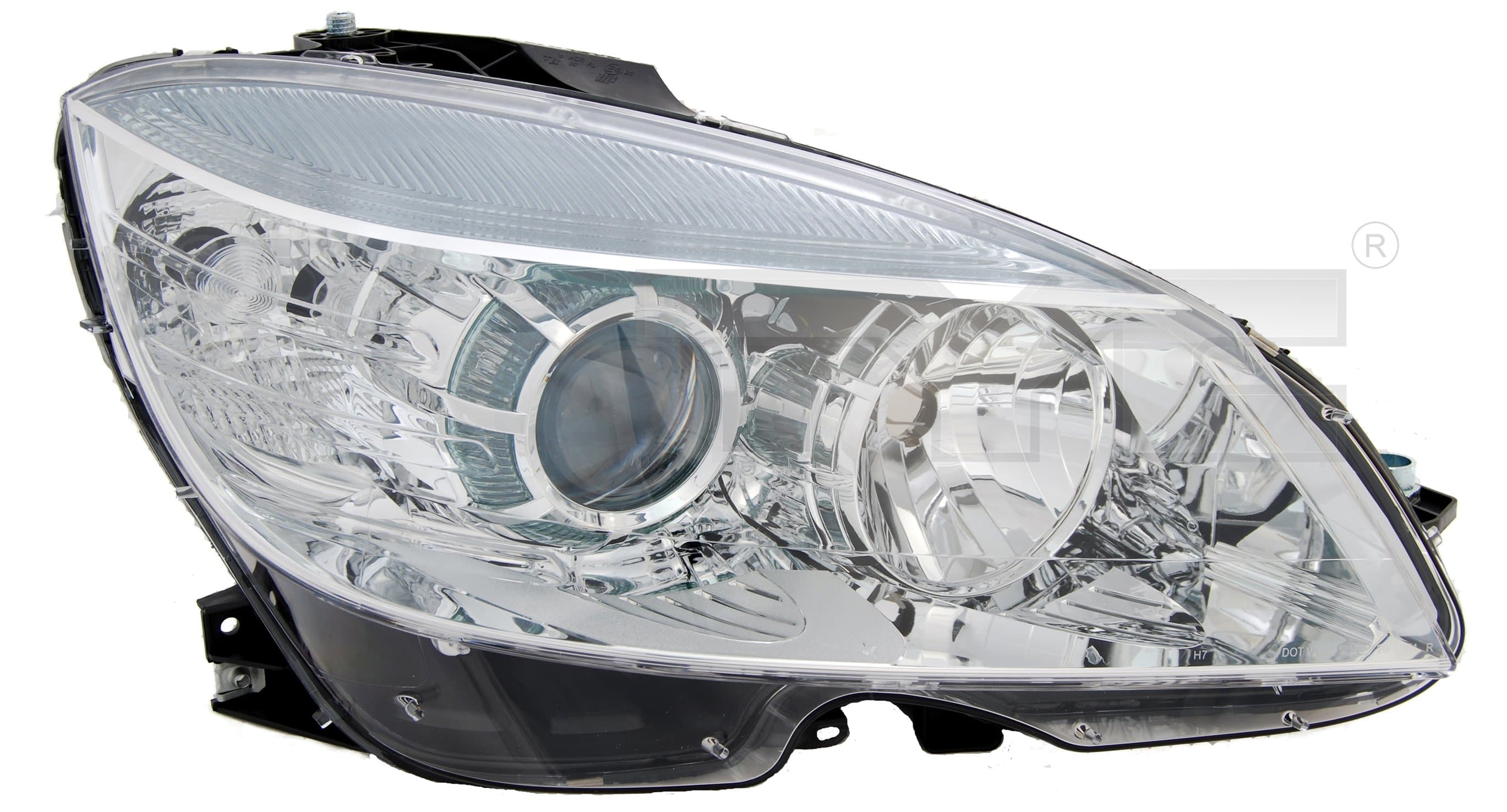 Strålkastare vä, H7/H7, inkl motor 10/2007-03/2011 — Vänster från Galwin