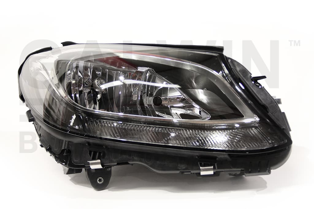 Strålkastare hö, H7/H7/LED, inkl motor från Galwin