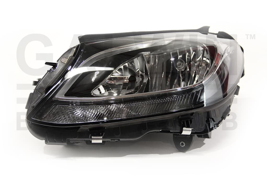 Strålkastare vä, H7/H7/LED, inkl motor från Galwin