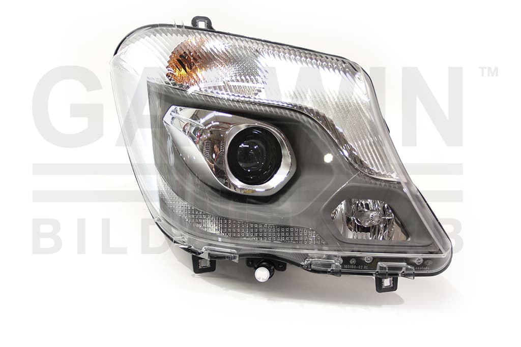 Strålkastare Bi-Xenon hö, D3S/H7/LED, inkl styrenhet 2014- från Galwin
