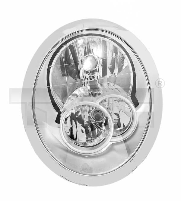 Strålkastare vä H7/H7 08/04- med justermotor från Galwin