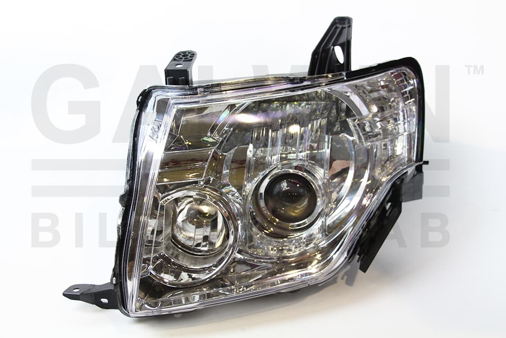 Strålkastare xenon, vä, D2S/H7, vit blinkers, med kurvljus, inkl motor — Vänster från Galwin