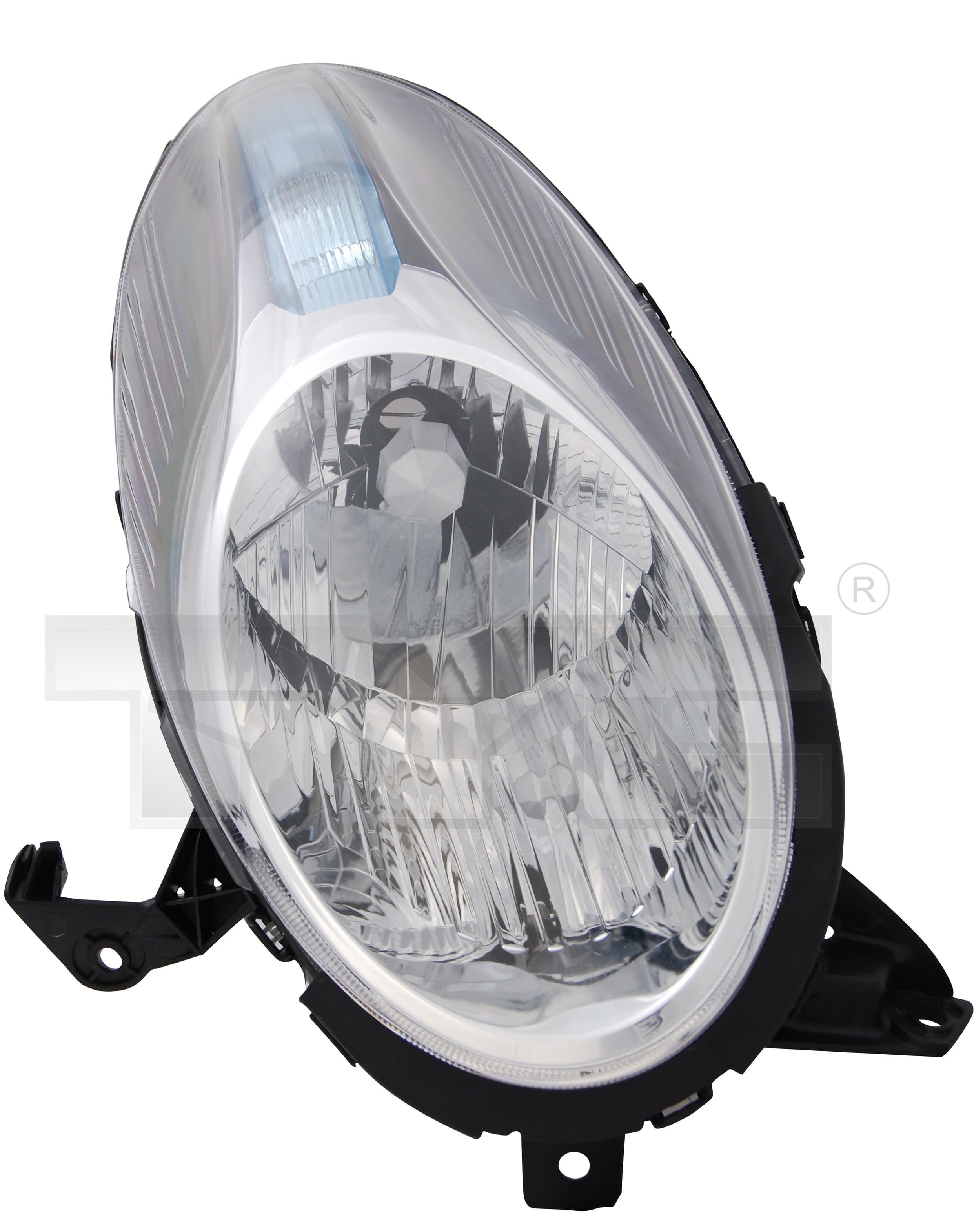 Strålkastare hö H4 inkl motor 11/2007- + — Höger från Galwin