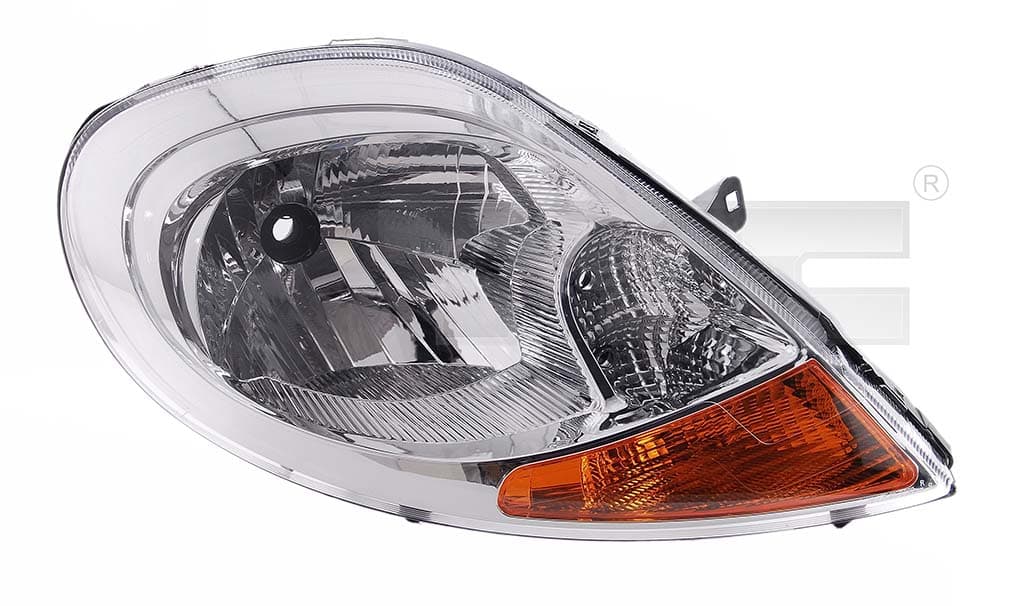 Strålkastare H4 gul blinkers, inkl motor från Galwin