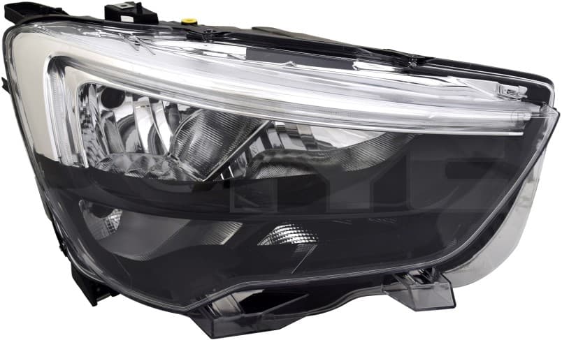 Strålkastare hö, H7/H1/LED, inkl motor från Galwin
