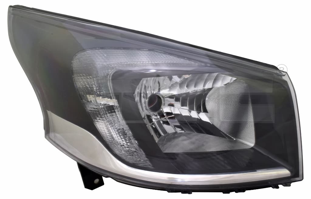 Strålkastare hö, H4/LED, inkl motor från Galwin