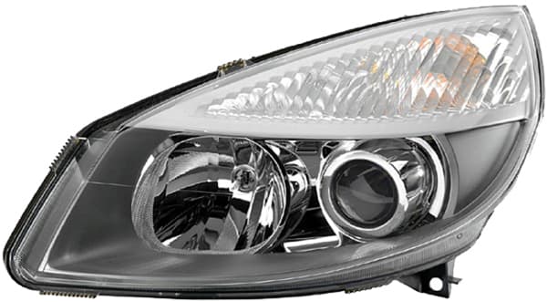 Strålkastare hö, bi-xenon, D2S/H7, utan justermotor + från Galwin