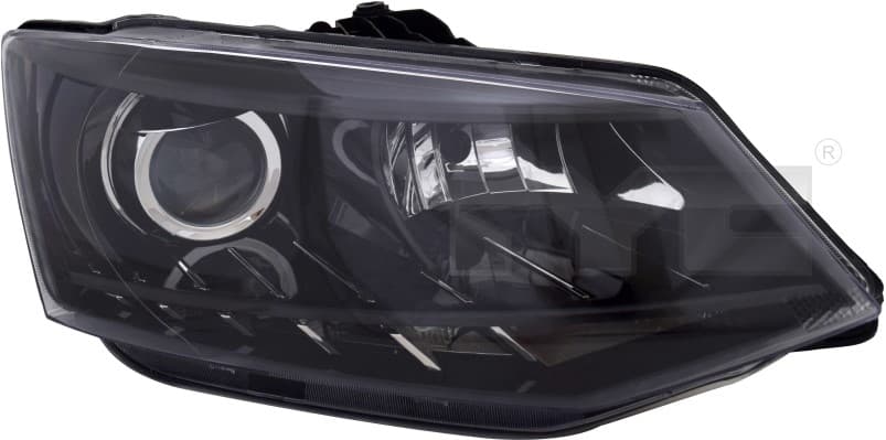 Strålkastare vä, H7/H7/LED, inkl justermotor från Galwin