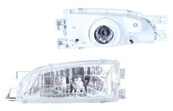 Strålkastare hö H4 klart glas