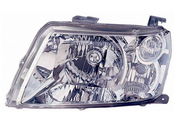 Strålkastare H4, eljustering, utan motor