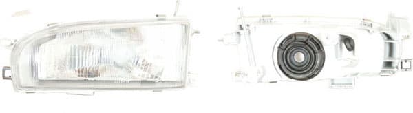 Strålkastare H4 manuell justering+ från Galwin