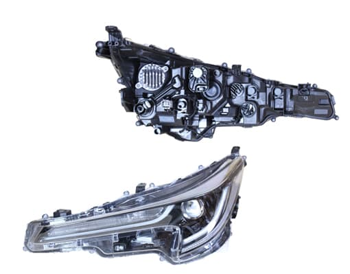 Strålkastare vä, LED, med kurvljus, H/B, kombi från Galwin