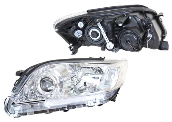 Strålkastare hö HB3/H11, exkl motor, kromat hus 02/2010-04/2011 — Höger från Galwin