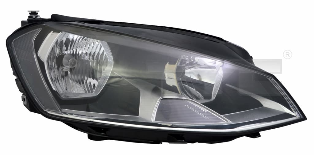 Strålkastare hö, H7/H15, exkl motor (Valeo från Galwin