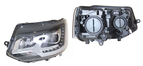 Strålkastare hö Bi-Xenon, D3S/H7/LED, exkl styrenhet/motor från Galwin