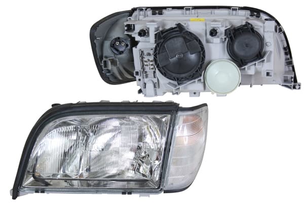 Strålkastare hö, H4, inkl motor (500X) — Höger från Galwin