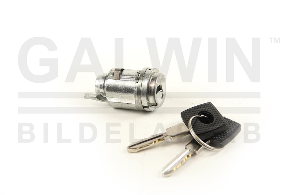 Tändlåscylinder med 2st nycklar (smala nycklar)