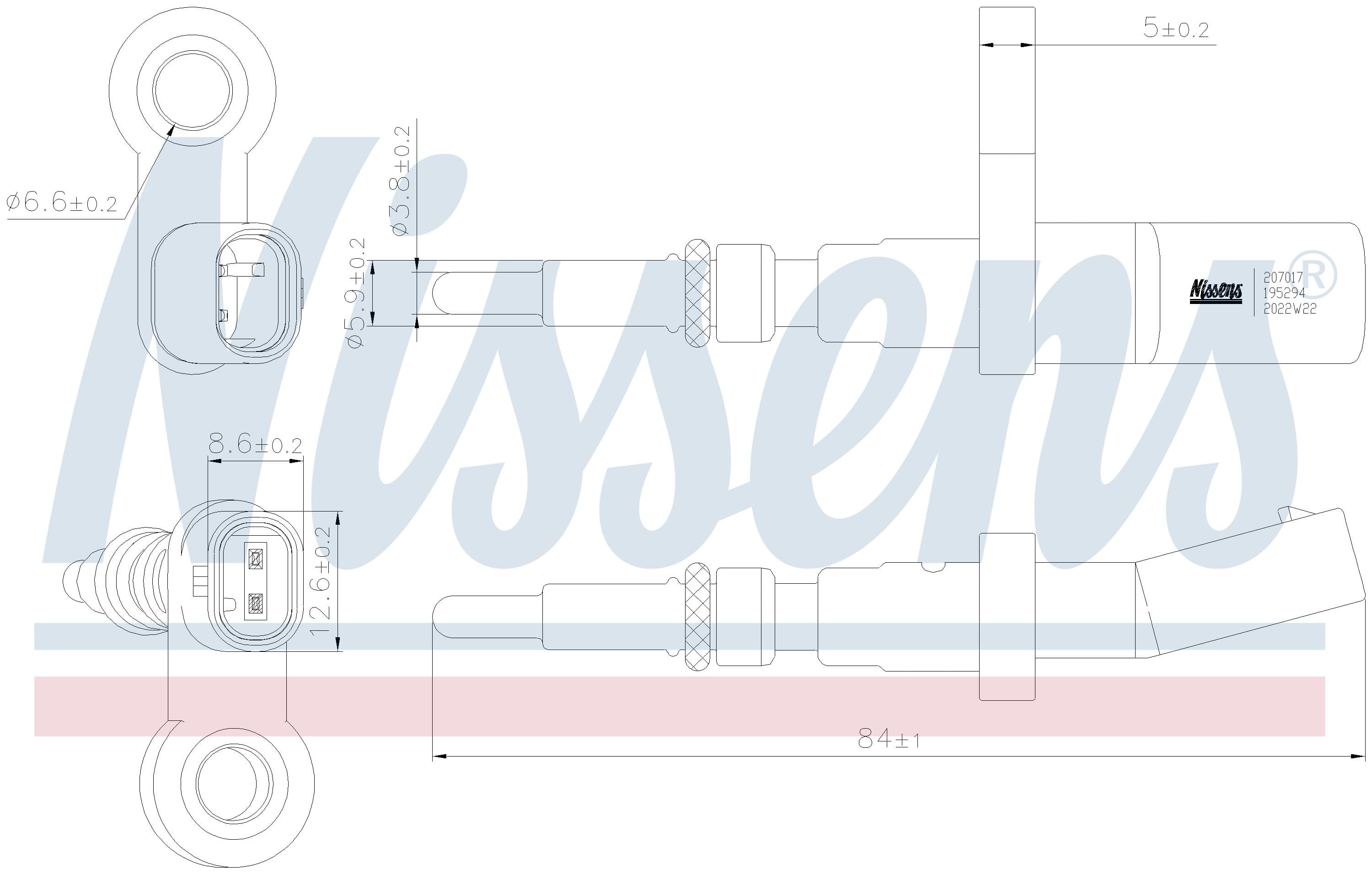 Tempgivare kylsystem, MAN, VW från Galwin