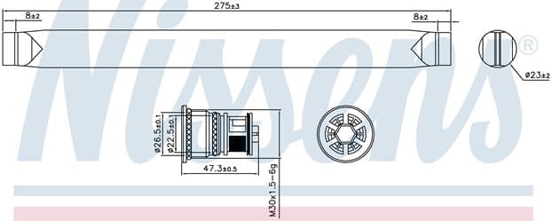Torkfilter ac, Ford från Galwin