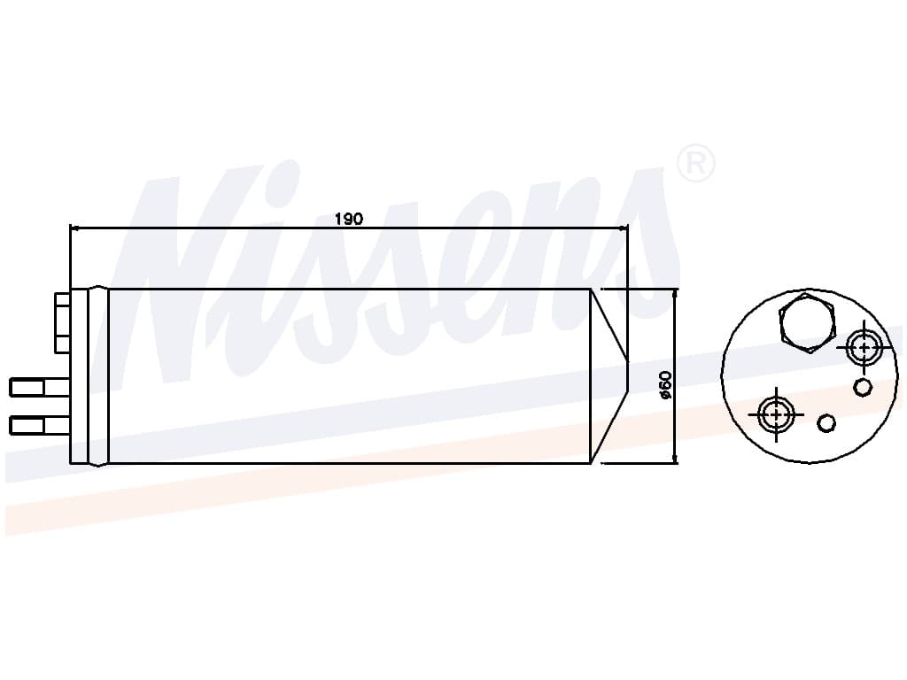 Torkfilter Kia Carnival II alla mod. 10/2001-