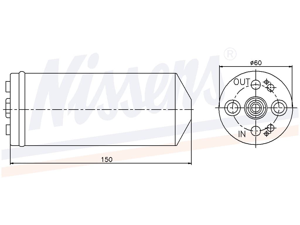 Torkfilter Nissan Almera N15 alla mod. 09/95-12/99