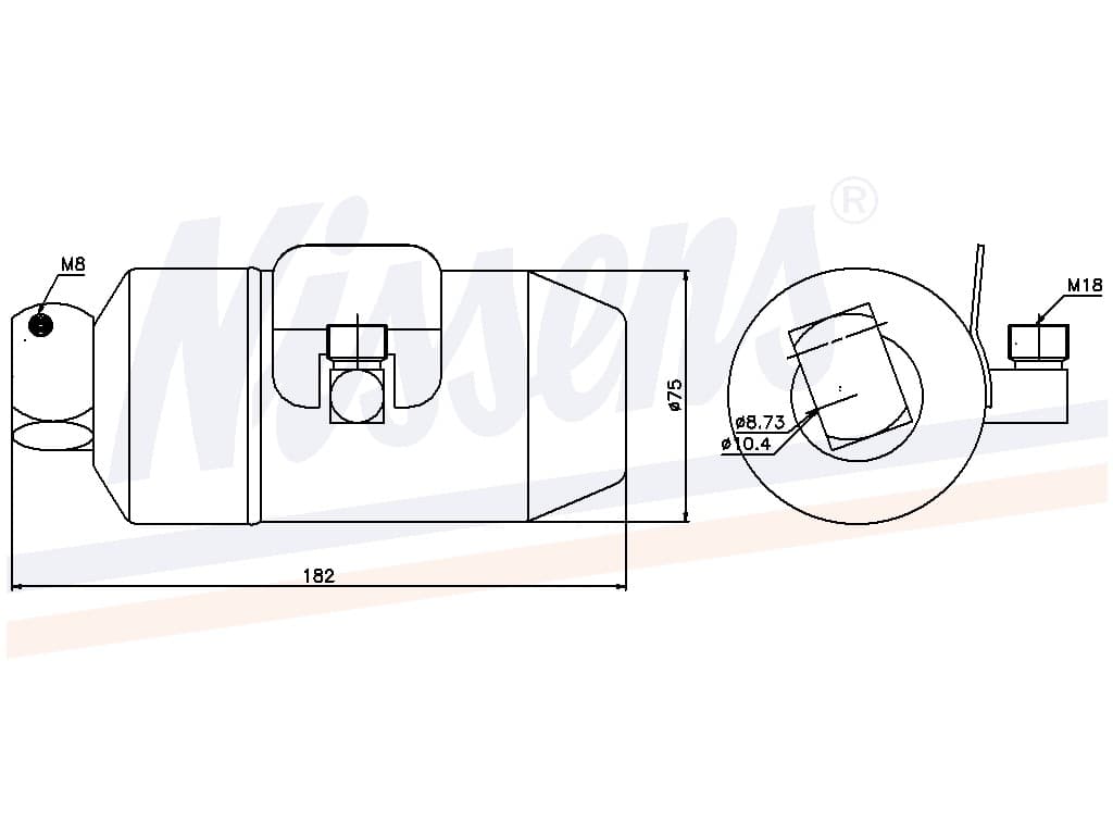 Torkfilter Opel Astra F alla mod. 09/1991-12/1997