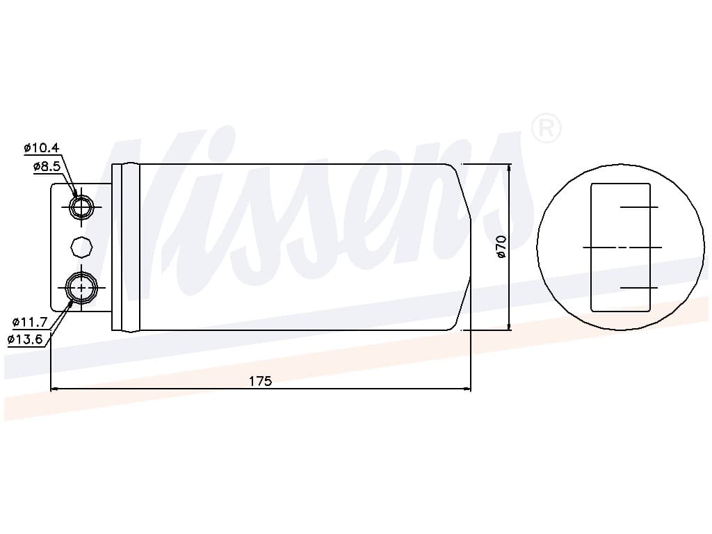 Torkfilter Opel Vectra B alla mod. 10/1995-03/2002 från Galwin